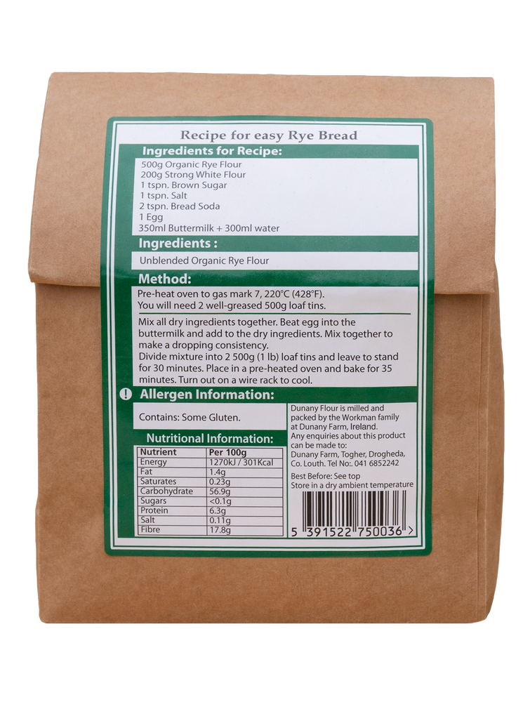 
                  
                    Organic Wholemeal Rye Flour
                  
                